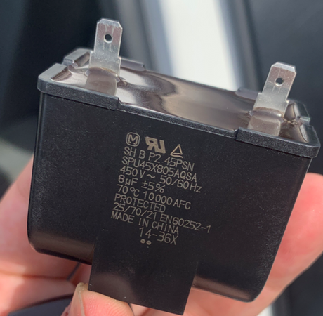 Panasonicdryer Capacitor 8UF NH-P70G2 70 Degree