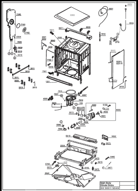 Beko BDF1400X Part Manual