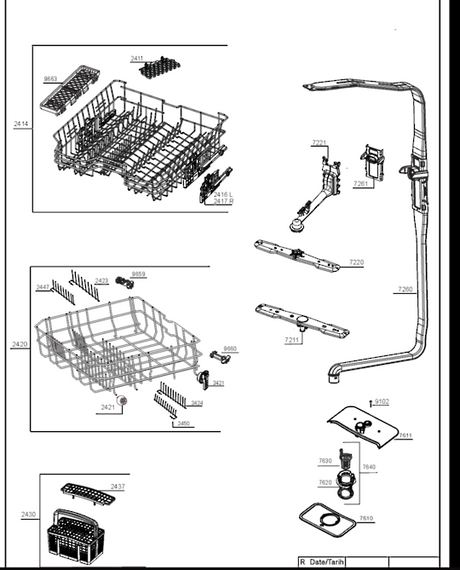 Beko BDF1400X Part Manual