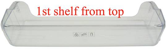 Samsung Fridge Door Upper Shelf SRP361RS, SRP333ELS, First From Top *04872A