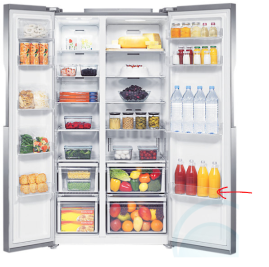 Samsung Fridge Shelf Tray (1st from the bottom)