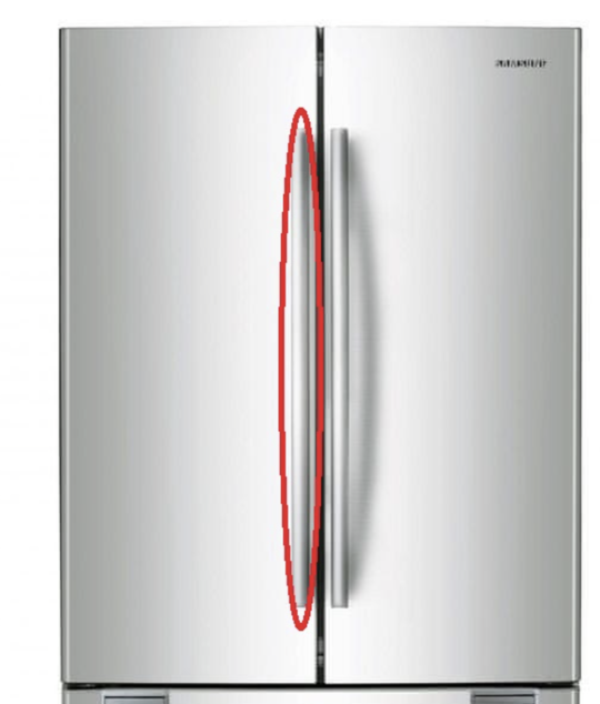 Samsung Fridge Door Handle Left Side SRF533DLS,