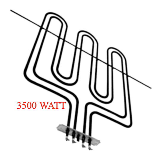 Delonghi Oven Top Element Lmfps, Lmfw, Lmfm, Lmfsi, Lmfs, Lmfwi, Mfps