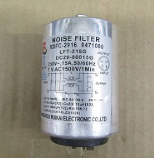 Samsung Washing Machine Emi Filter WD1102XVM/XSA LFT-215G 300KHZ Vde Ks 6.5MH