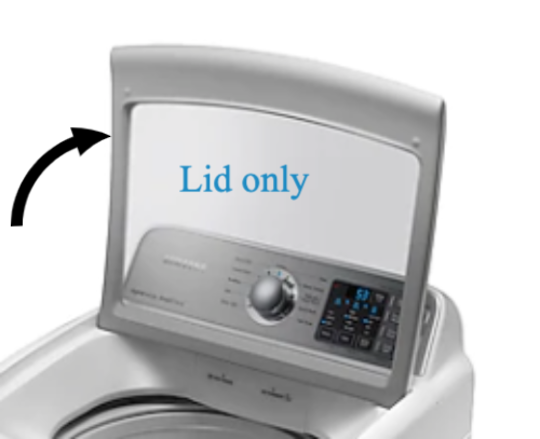 Samsung Washing Machine Lid Assy WA70F5G4DJWSA, WA80F5G4DJWSA,