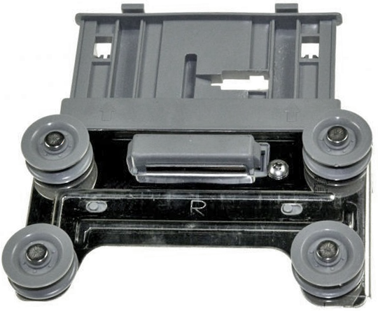 Samsung Dishwasher Upper Basket Wheels Roller and Axel Complete Adjuster Right Side , 01106A