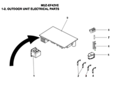 Mitsubishi Heat Pump Or Aircon Inverter Pcb