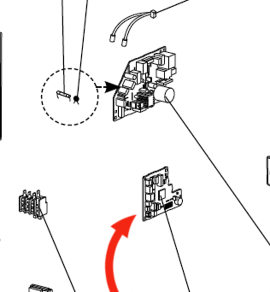 Mitsubishi Aircon Heat Pump Inner Unit Pcb