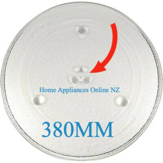 Panasonic Microwave Glass Plate 380mm NN-ST786W, ST780, F06014W00AP NNS759, NNS769, NNS788, NNS789, NNSE792S, NNT774SF, 14A00AP