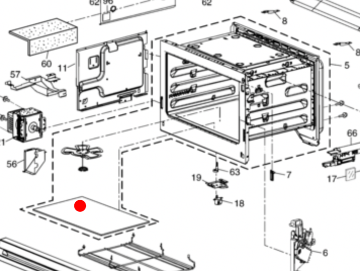 Panasonic Microwave Glass Base NN-CF874, NN-CS894S F200ABH60XP No Longer Available