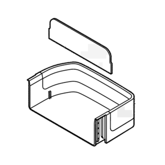Westinghouse Simpson Electrolux Fridge Bottle Shel Right Hand EQE6007SA-NAU, 934000002, 934000150, 93400015001