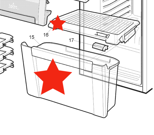 Westinghouse Freezer Bin Veggie Bin Or Cover