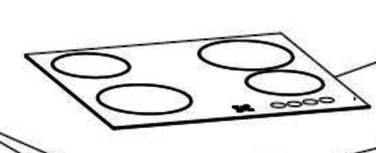 Robinhood Cooktop Only Glass Ceramic GHEAB604FKG