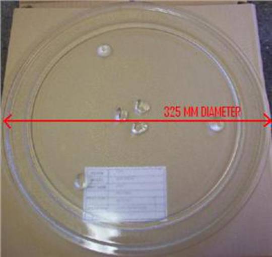 Smeg Microwave Glass Plate Tray Turntable SA31MX, SMS23, ***CD35011