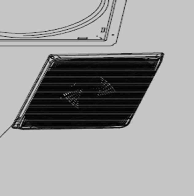 Haier Air Conditioner Heat Pump Outer Unit Front Outlet Grille Cover 1U53 IU71