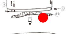 Fisher & Paykel Haier Spider Arm H0020101131F