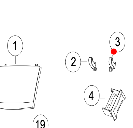 Fisher & Paykel Haier washing Machine Hinge Right Side HWT70AW1