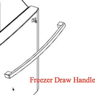 Haier Freezer Draw Handle HTD647RSS