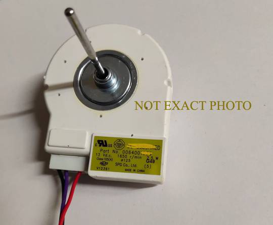 Fisher Paykel Freezer Section Fan Motor RB60118