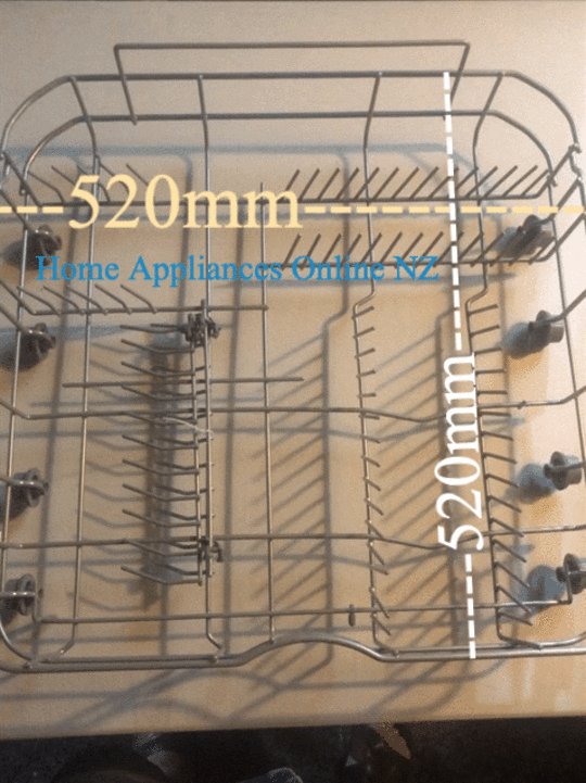 Fisher Paykel Elba Haier Dishwasher Lower Basket Including Racks and Wheels HDW14G2X, HDW14G2W, 61589, 61592