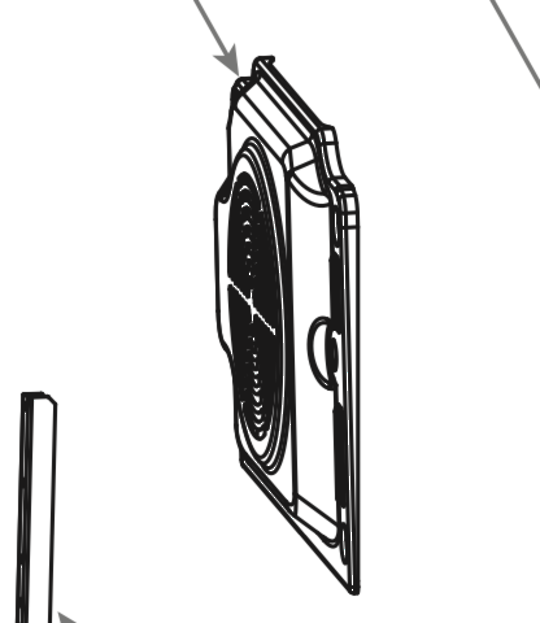 Delonghi Oven Fan Element Plate Cover Diffuser