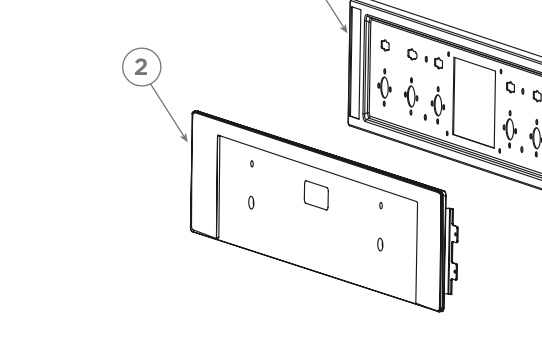 Haier Oven Control Panel Glass & Cap Assy HW060S7EX1