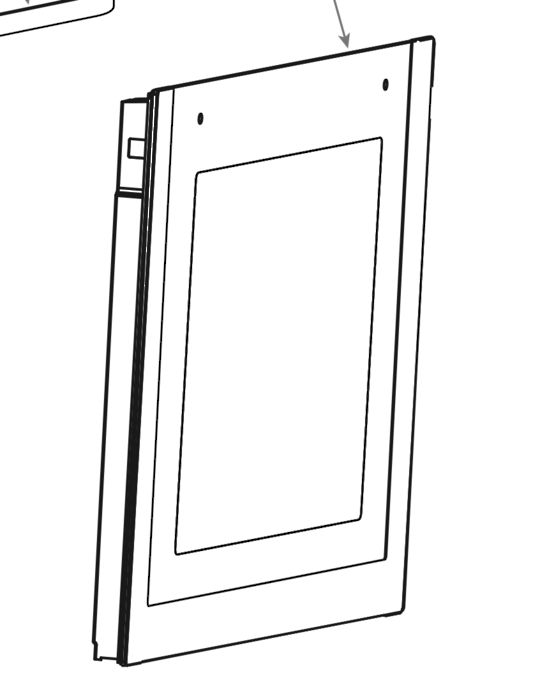 Haier Oven Door Outer Glass HWO60S11TPX1