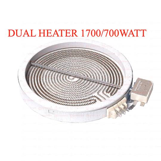 Haier Ceramic Cooktop Dual Element 1700/700 Watt