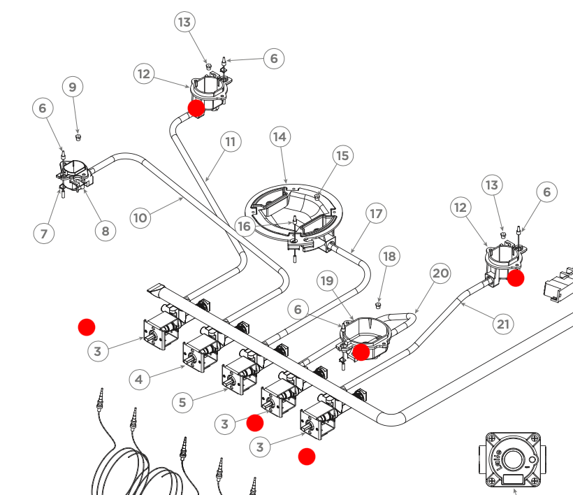 Haier Oven and Cooktop Tap Valve Reulator None Wok Meium Or Large Burner HOR90S9CESX1  0.68