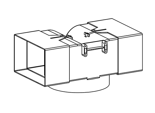 Haier Rangehood Filter Recirculation Kit T-Shape Recircul