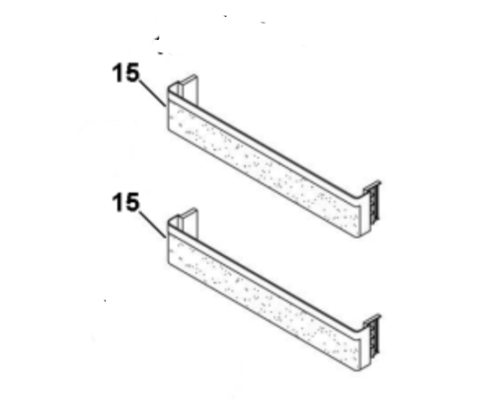 Haier Fridge Door Bottle Shelf 61012-A HTMR575WH,