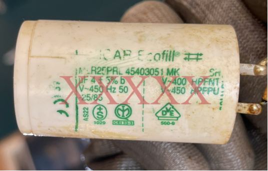 Smeg Rangehood Capacitor 4UF 4 Uf PUM90X,