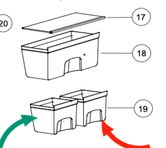 Haier Freezer Each Criper Bin Left Or