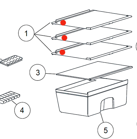 Haier Fridge Glass Shelf HRB227W, HRB227S, Price