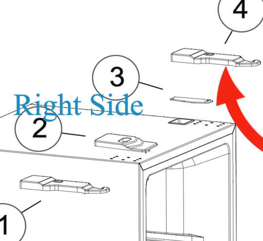 Haier Fridge Or Freezer Top Hinge Right