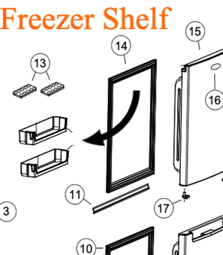 Haier Fridge Freezer Up Or Low Shelf