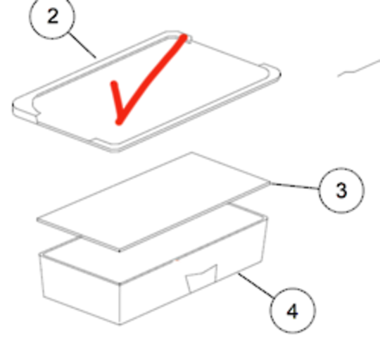 Haier Fridge Shelf Top HRZ113SS, HRZ-113, HRZ113,