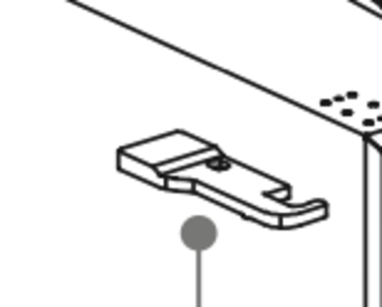 Haier Fridge Freezer Hinge Cover Left Side 62224-A HRF230BW HRF220TW3 62216-A, HRF220TW3
