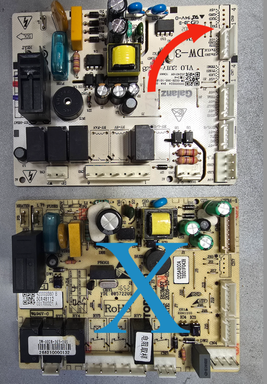 Bellini Dishwasher Main Board Control BDW127X-F Version