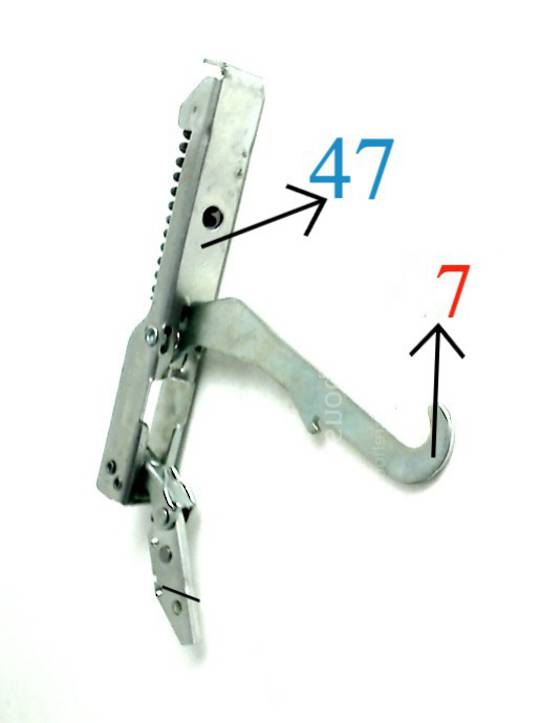Ilve Oven Door Hinge 900 Wide Oven, Price for Each Hinge