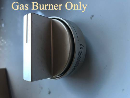 Bosch Oven Push Knob Gas Burner HSB738357A/01, HSB738356A, HSB838357A/01, 1160A and 1160B Gas