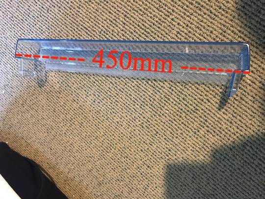 Samsung Fridge Door Lowest Shelf Against Veggie