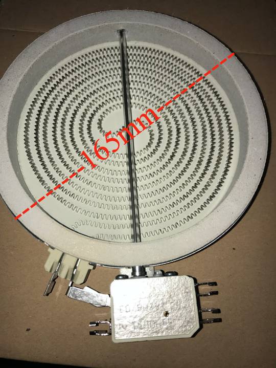 Ceramic Ceran Cooktop and Oven Element 165