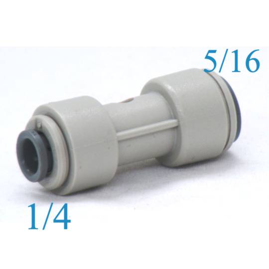 Fridge Inlet Hose Adaptor Joiner 1/4 To 5/16 Inch Connecter