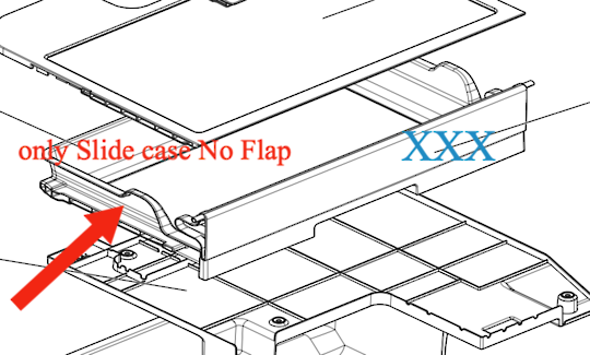 Mitsubishi Fridge Slide Case MR-CX306EM-A-W , MR-CX306EM-ST-W
