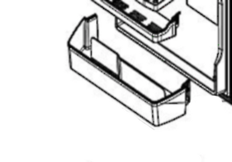 Mitsubishi Fridge Bottle Shelf MR-CX306EM-A-W , MR-CX306EM-ST-W,