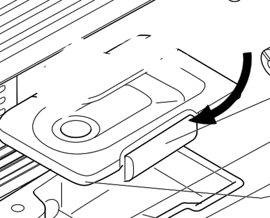 Mitsubishi Fridge Water Tank Lid Cover Cgx