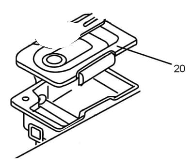 Mitsubishi Fridge Water Tank Lid Cover Cgx