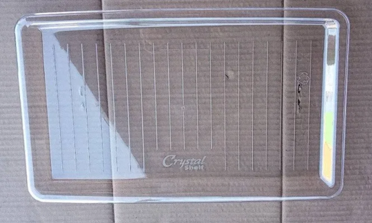Mitsubishi Fridge Shelf Crystal Thick Plastic MR-255J, MR255J
