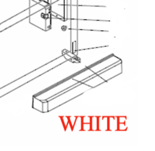 Mitsubishi Fridge Kick Panel Toe Grill Plate